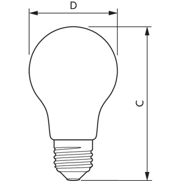 LED classic 100W A60 WW FR ND 1CT/10 image 3