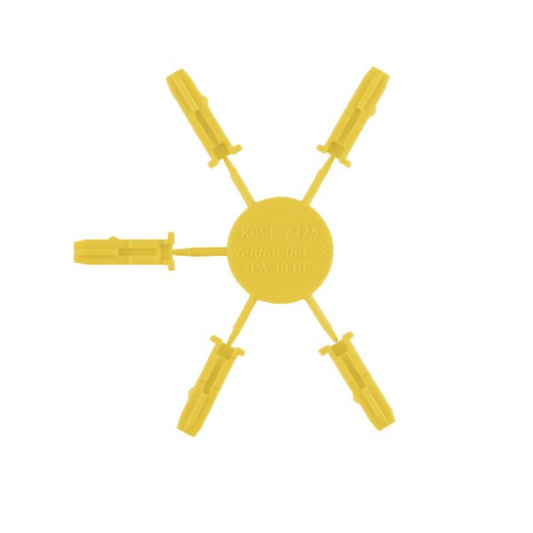 Coding element (terminal), PA 66 GF 30, yellow, Width: 2.9 mm image 1