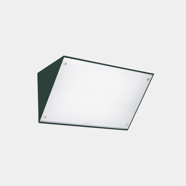 Wall fixture IP65 Curie Small LED 12.4W SW 2700-3200-4000K ON-OFF Fir green 792lm image 1