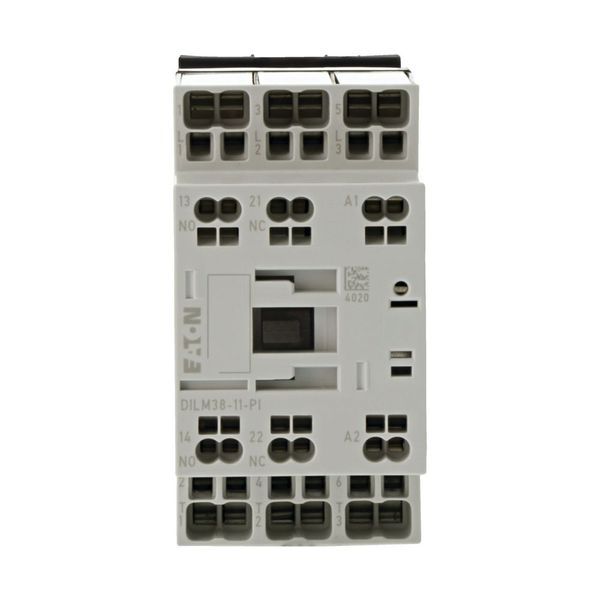 Contactor, 3 pole, 380 V 400 V 18.5 kW, 1 N/O, 1 NC, 220 V 50/60 Hz, AC operation, Push in terminals image 19