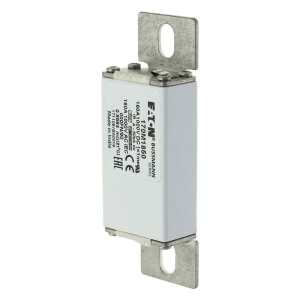 Fuse-link, high speed, 160 A, DC 1000 V, size 000, 24 x 36 x 115 mm, aR, IEC, visual indicator image 9