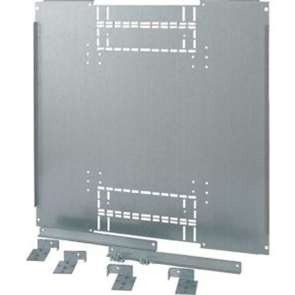 Mounting plate, NZM4, 3/4p, withdrawable unit, W=800mm image 4