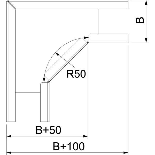RB 90 605 FT 90° bend horizontal 60x50 image 2