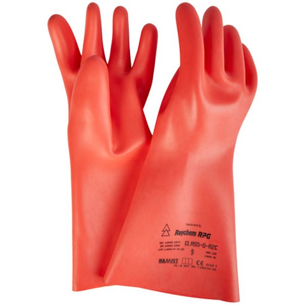 Insulating gloves cl.0 cat. AZC f. live working -1000V, size 11 image 1