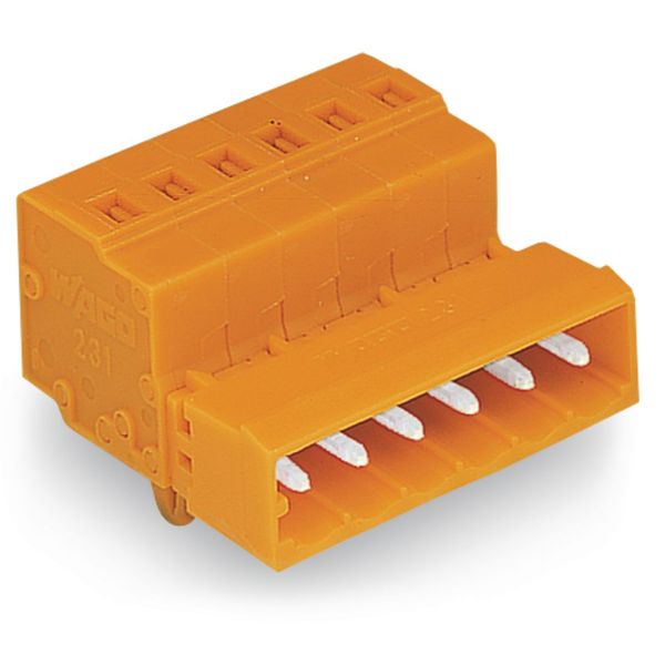 1-conductor male connector CAGE CLAMP® 2.5 mm² orange image 3