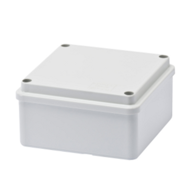 BOX FOR JUNCTIONS AND FOR ELECTRIC AND ELECTRONIC EQUIPMENT - WITH BLANK PLAIN LID - IP56 - INTERNAL DIMENSIONS 100X100X50 - WITH SMOOTH WALLS image 2