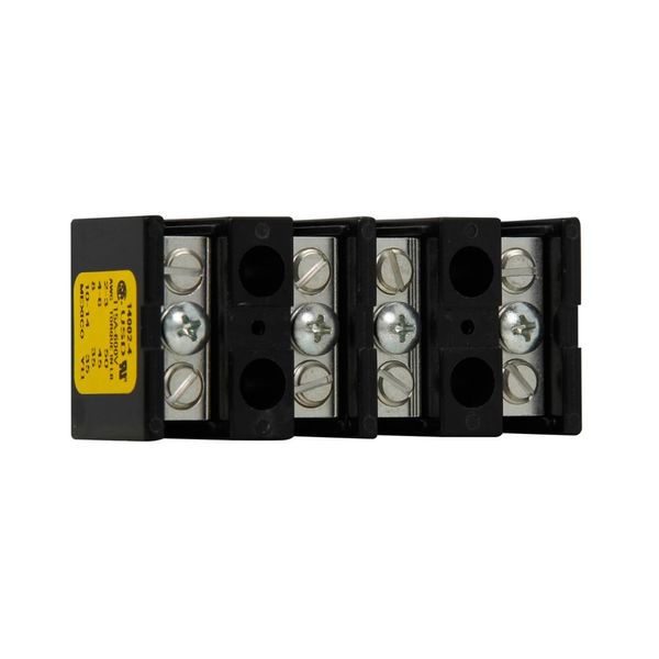 Terminal block, low voltage, 115 A, AC 600 V, DC 600 V, 4P, UL, CSA image 9