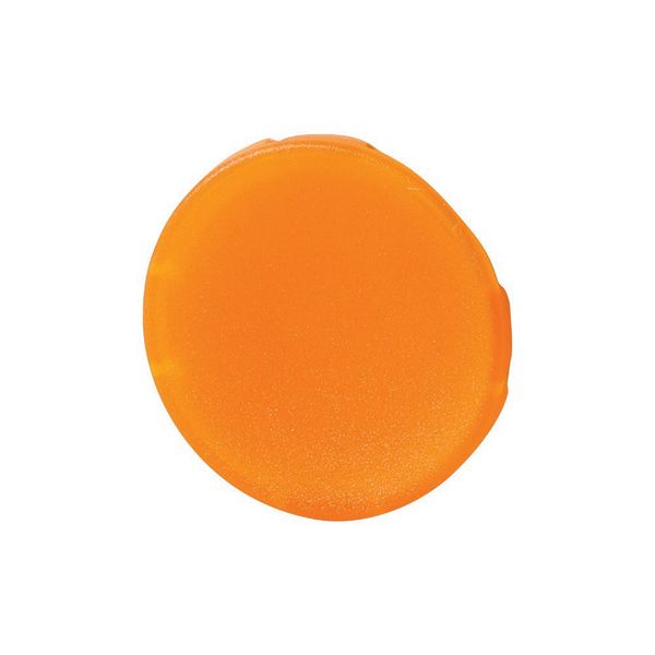 Button lens, flush, amber image 5