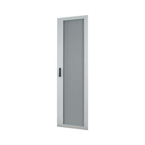 Transparent door (sheet metal), 3-point locking mechanism with clip-down handle, right-hinged, IP55, HxW=1730x570mm image 4