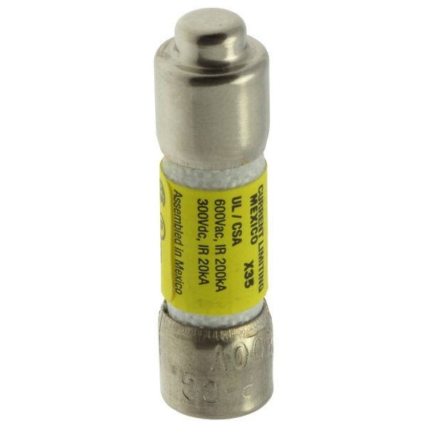 Fuse-link, LV, 2 A, AC 600 V, 10 x 38 mm, CC, UL, time-delay, rejection-type image 2