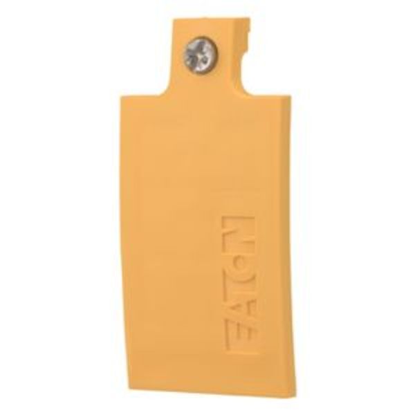 Screw-on cover, insulated material, yellow image 2