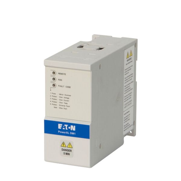 Variable frequency drive, 400 V AC, 3-phase, 1.5 A, 0.55 kW, IP20/NEMA0, Radio interference suppression filter, Brake chopper, FS1 image 1