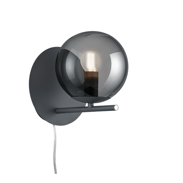Pure wall lamp E14 anthracite image 1