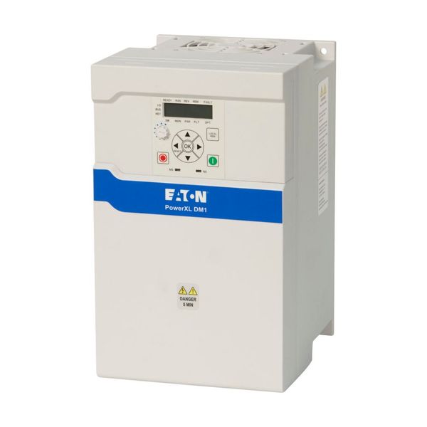 Variable frequency drive, 600 V AC, 3-phase, 18 A, 11 kW, IP20/NEMA0, Radio interference suppression filter, 7-digital display assembly, Setpoint pote image 21