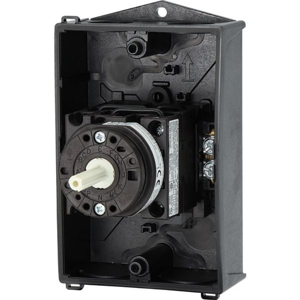 Multi-speed switches, T0, 20 A, surface mounting, 4 contact unit(s), Contacts: 8, 90 °, maintained, Without 0 (Off) position, 1-2, Design number 11 image 8
