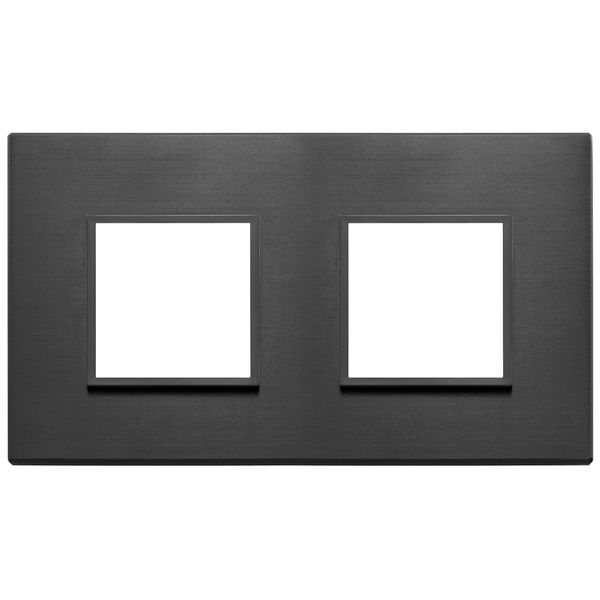 Plate 4M (2+2) 71mm total black image 1