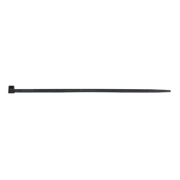 Cable band with plastic tongue, black 4.8x360mm image 1