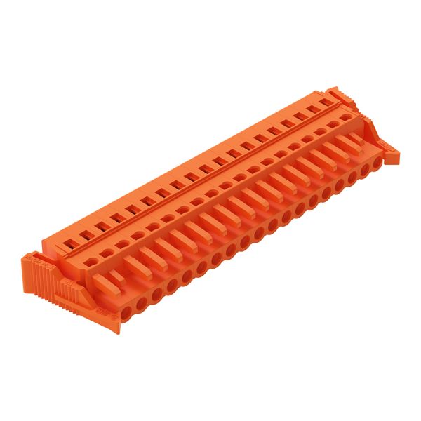 1-conductor female connector CAGE CLAMP® 2.5 mm² orange image 1