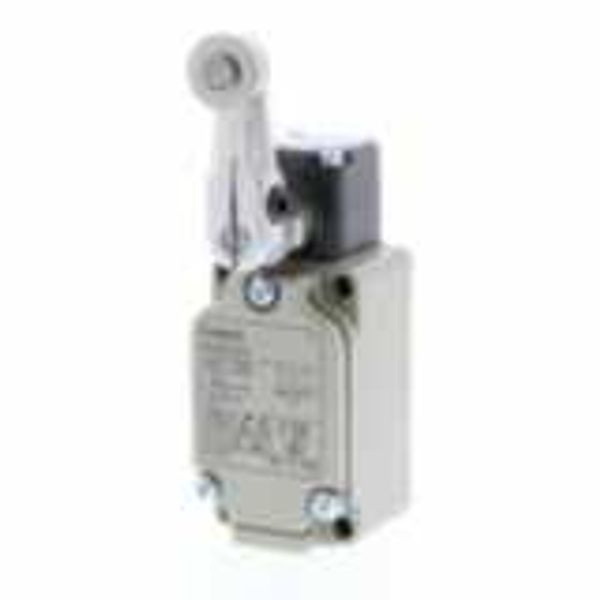 Limit switch, 90 deg. Overtravel roller lever, DPDB, 10A, with ground image 1