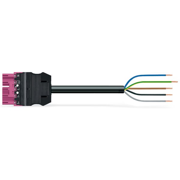 pre-assembled connecting cable Eca Plug/open-ended pink image 5