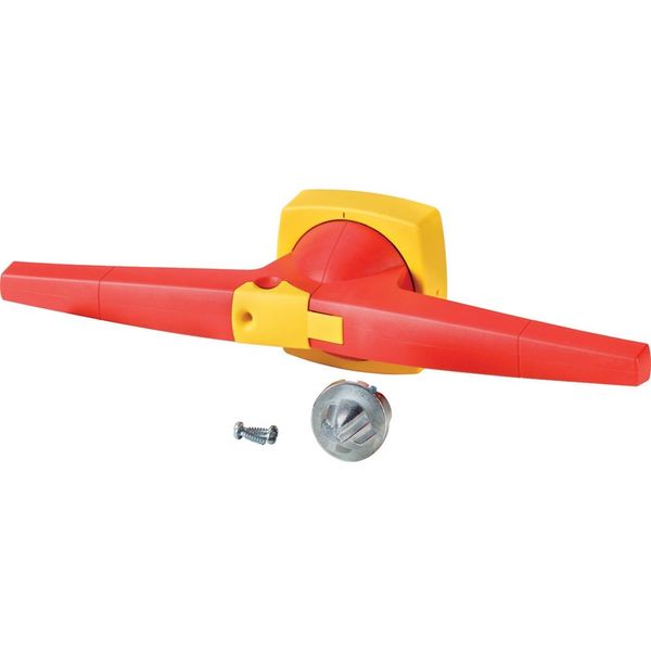 Toggle, 14mm, door installation, red/yellow, padlock image 4