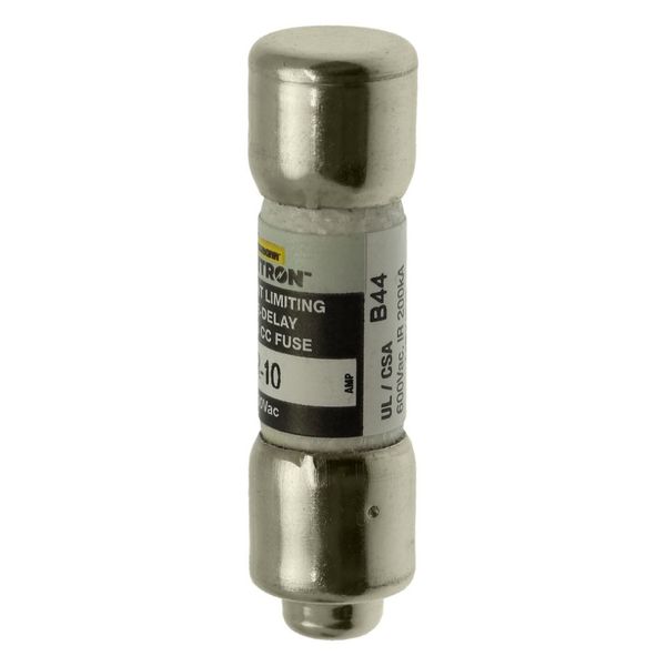 Fuse-link, LV, 10 A, AC 600 V, 10 x 38 mm, 13⁄32 x 1-1⁄2 inch, CC, UL, time-delay, rejection-type image 3