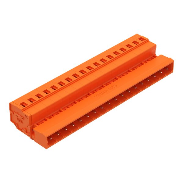 1-conductor male connector CAGE CLAMP® 2.5 mm² orange image 1