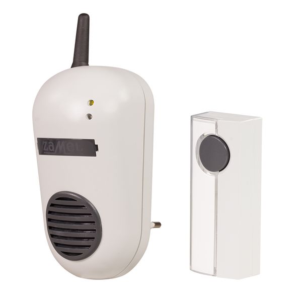 Wireless doorbell with hermetic push button 230V range 100m type: DRS-982K image 2