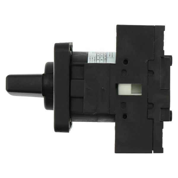 On-Off switch, P1, 40 A, flush mounting, 3 pole + N, with black thumb grip and front plate image 24