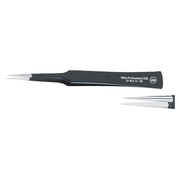 Precision tweezers Professional ESD 130 mm image 1