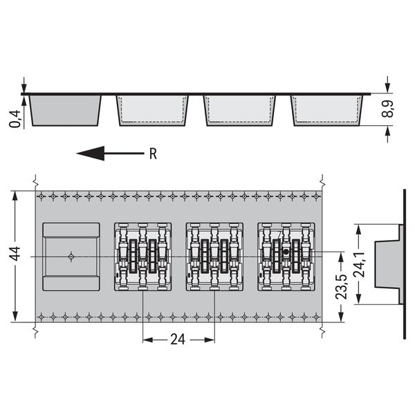 Through-Board SMD PCB Terminal Block image 5