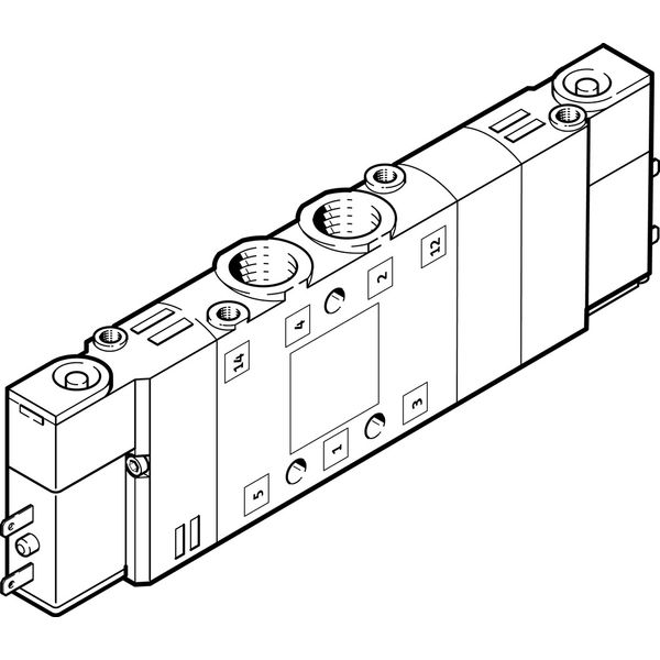CPE14-M1BH-5/3E-1/8 Air solenoid valve image 1