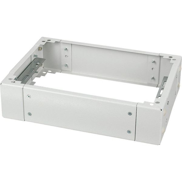 Cable marshalling box for IP30 floor standing distribution boards, HxWxD = 100 x 1000 x 300 mm,  gray image 3
