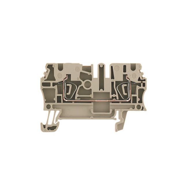 Feed-through terminal block, Tension-clamp connection, 2.5 mm², 800 V, image 3