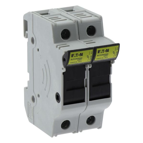 Fuse-holder, LV, 32 A, DC 1000 V, 10 x 38 mm, gPV, 2P, UL, IEC, DIN rail mount image 53
