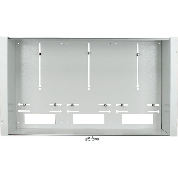 Meter trough H=400mm, 3 meter mounting units, for housing width 800mm, white image 4