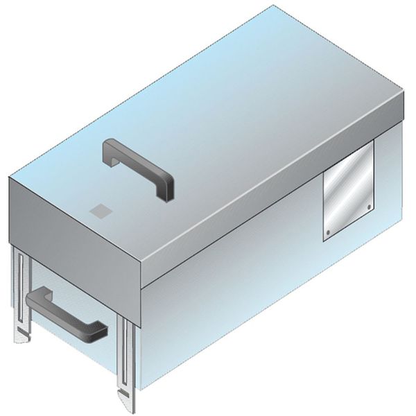 Metal disconnection branch box for MR prefabricated electrical conduit - with AC23 160A inter-disconnector image 1