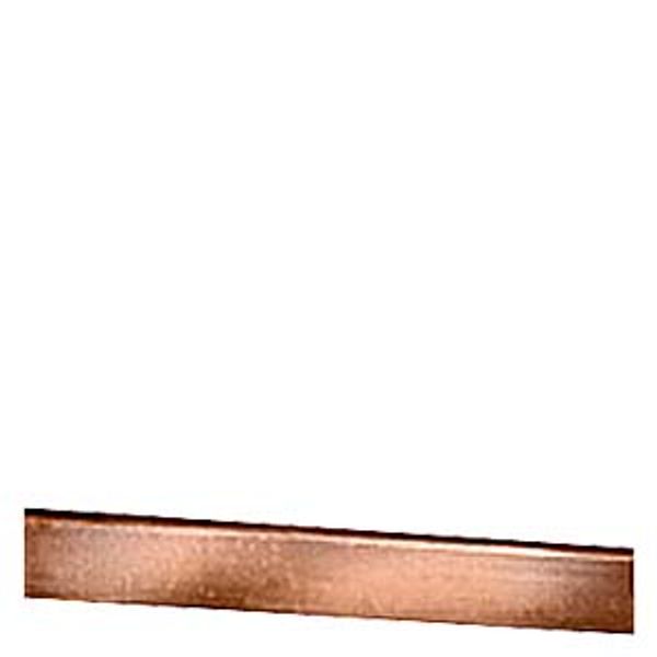 Flat copper rod 20x 10 mm approx. 2... image 1