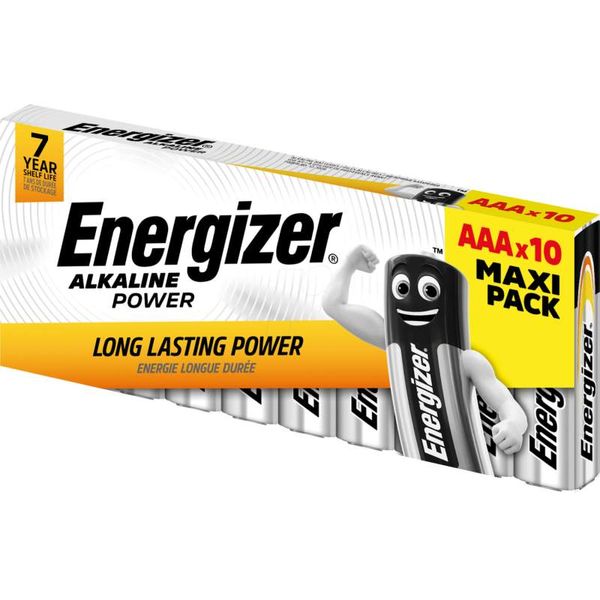 ENERGIZER Alkaline Power LR03 AAA 10-Maxi-Pack image 1