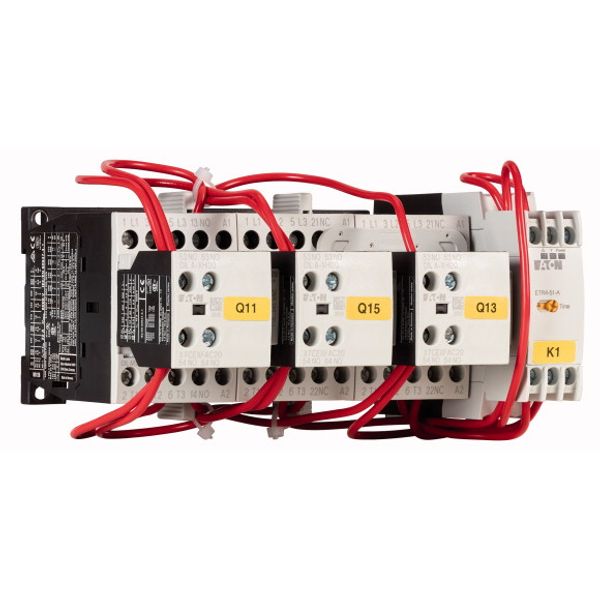 Star-delta contactor combination, 380 V 400 V: 5.5 kW, 24 V DC, DC operation image 4