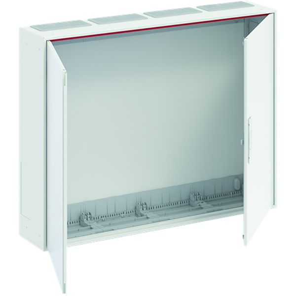 B45 ComfortLine B Wall-mounting cabinet, Surface mounted/recessed mounted/partially recessed mounted, 240 SU, Grounded (Class I), IP44, Field Width: 4, Rows: 5, 800 mm x 1050 mm x 215 mm image 1