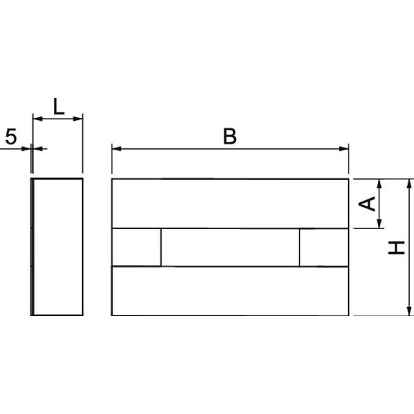 BSKD09-E0511 End piece for BSKD09-K0511 50x110 image 2