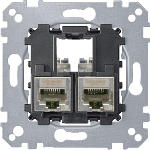 2xRJ45 data socket, Cat 5 STP image 2