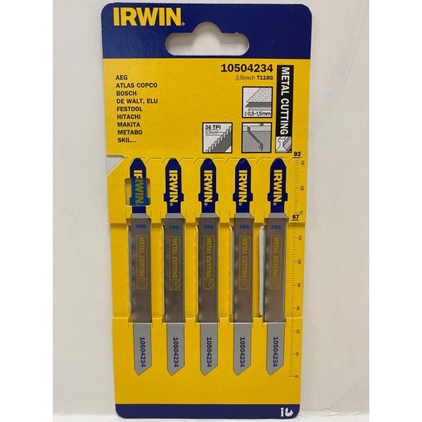 DISC JIGSAW BLADES IWN BJSB 5PK T118G image 1