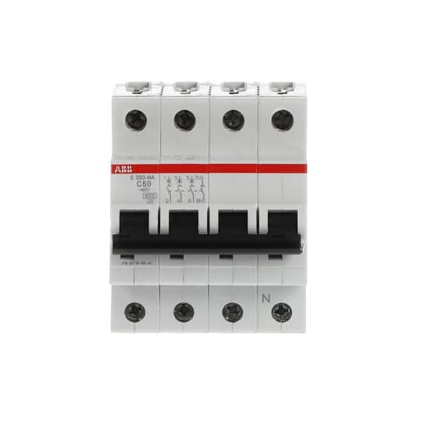 S203-C50NA Miniature Circuit Breaker - 3+NP - C - 50 A image 7