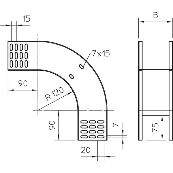 RBV 850 F FS 90° vertical bend falling 85x500 image 2