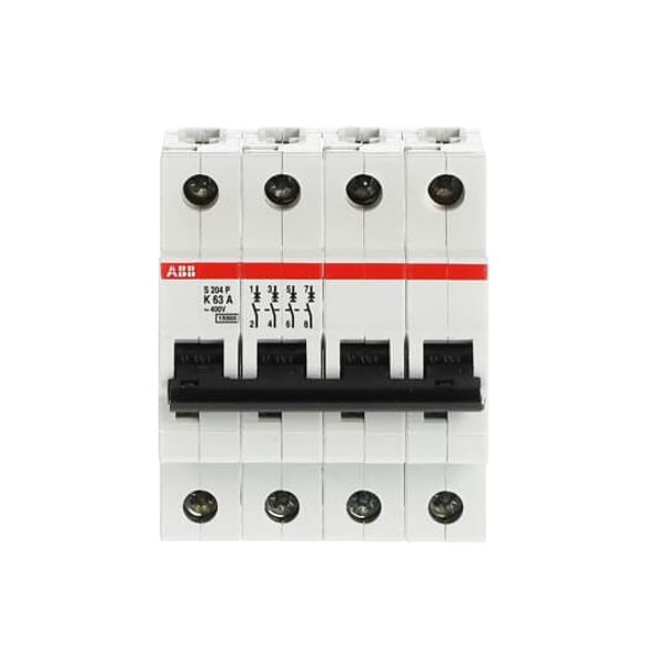 S204P-K63 Miniature Circuit Breaker - 4P - K - 63 A image 6