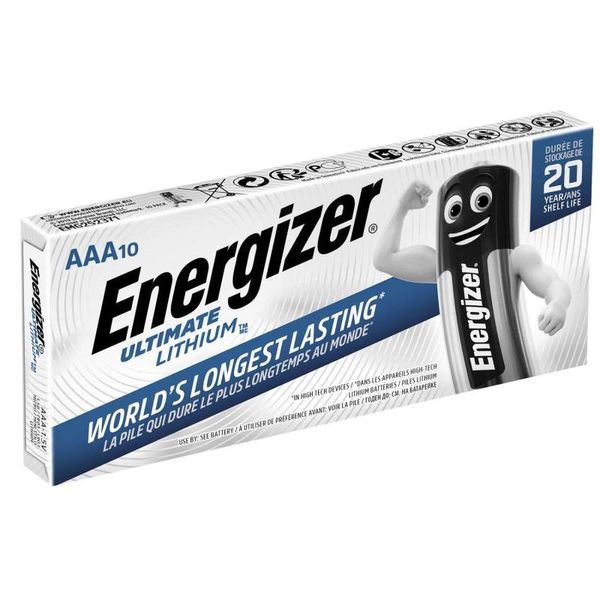 ENERGIZER Ultimate Lithium L92 AAA 10-Pack image 1