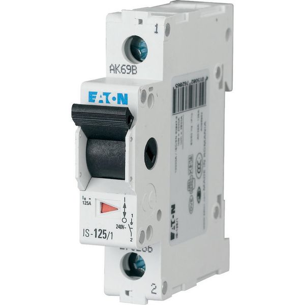 Main switch, 240/415 V AC, 125A, 1-pole image 5