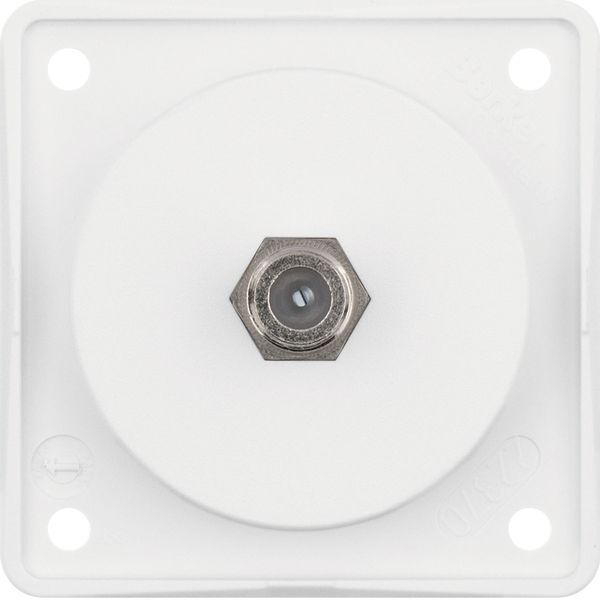 Integro inserts-Aerial Connector Box SAT, Polar White Matt image 1